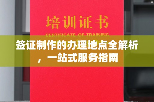衡东签证制作的办理地点全解析，一站式服务指南